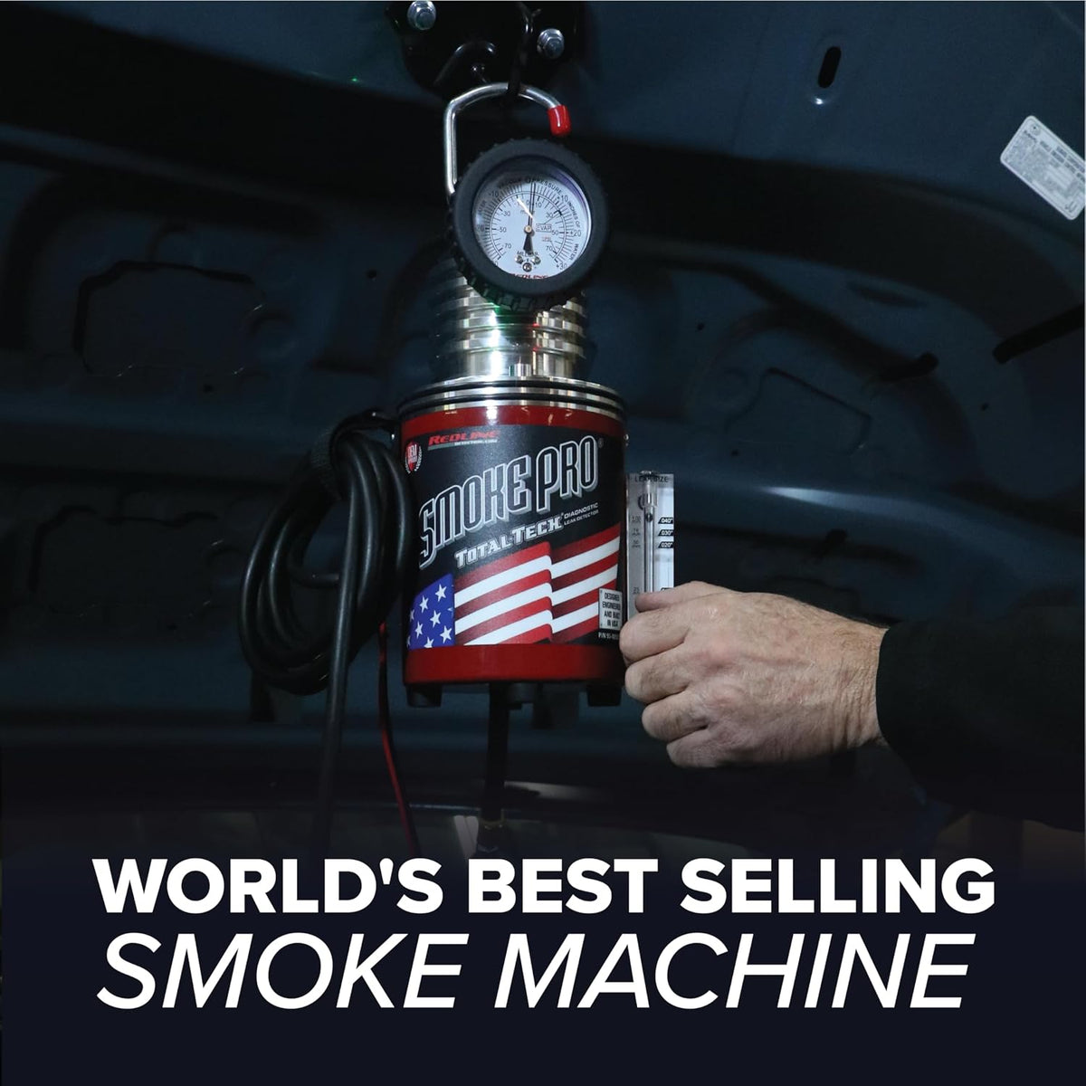 Redline Detection Smoke Pro Total Tech 95-0050 Low Pressure Automotive Smoke Machine for Diagnosing EVAP, Wind, Water, Cooling Systems, Intake and Exhaust Leaks