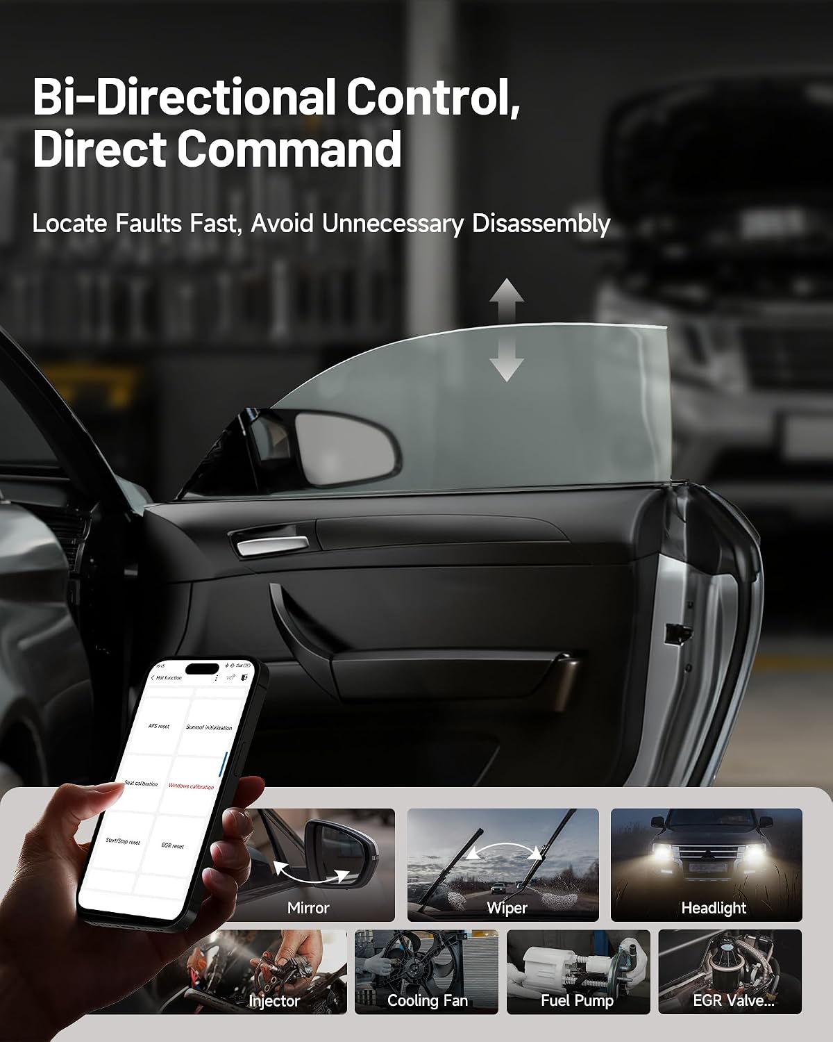 TOPDON TopScan Master Bluetooth OBD2 Scanner – Bidirectional All-System Diagnostic Tool for iOS/Android, 30+ Resets, FCA AutoAuth, CAN-FD/DoIP