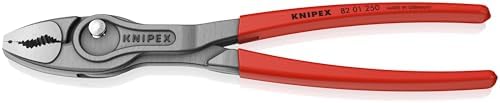 KNIPEX Tools 00 20 06 US4 3 Pc TwinGrip Pliers Set, Plastic Dipped (6, 8, 10)