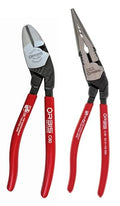 KNIPEX Tools 9K 00 80 97 US 2 Pc Angled Pliers Set (9O 21 150 and 9O 21 180)