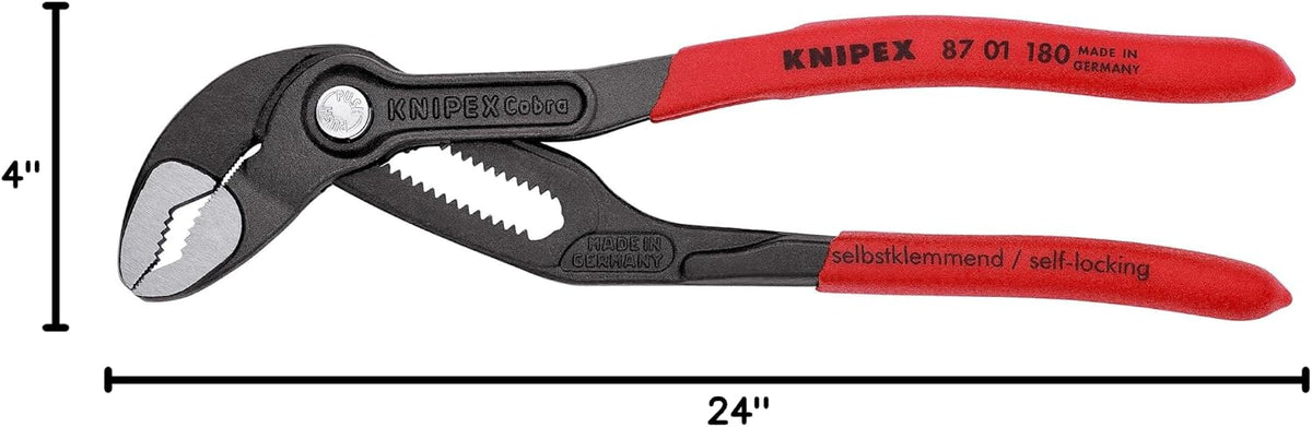 KNIPEX Tools 9K 00 80 149 US 8 Pc Cobra® Pliers Set