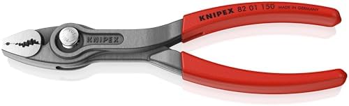 KNIPEX Tools 00 20 06 US4 3 Pc TwinGrip Pliers Set, Plastic Dipped (6, 8, 10)