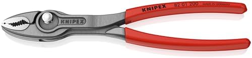 KNIPEX Tools 00 20 06 US4 3 Pc TwinGrip Pliers Set, Plastic Dipped (6, 8, 10)