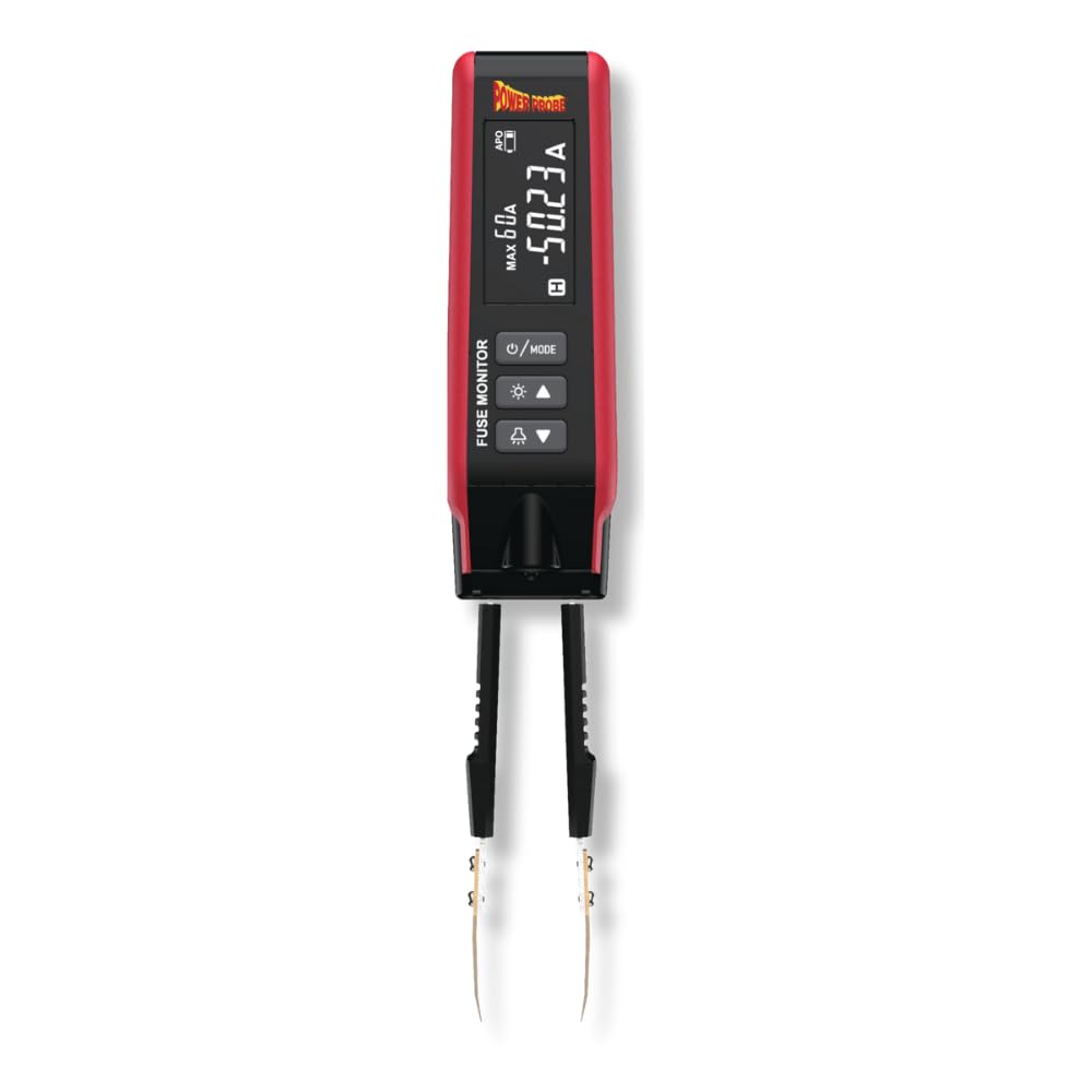 Power Probe 80A Fuse Monitor with Built-in Flashlight (PPFUSE)