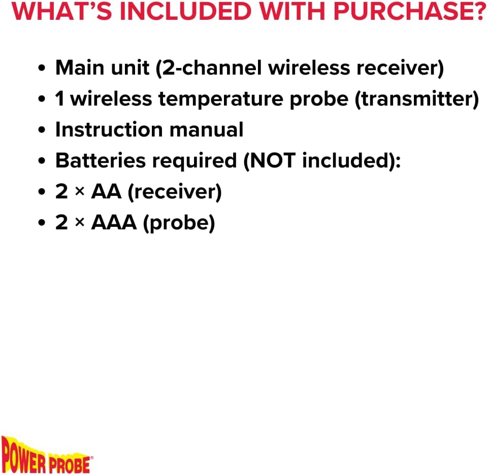 Power Probe Dual-Zone Temperature Probe Kit (TEMPKIT)