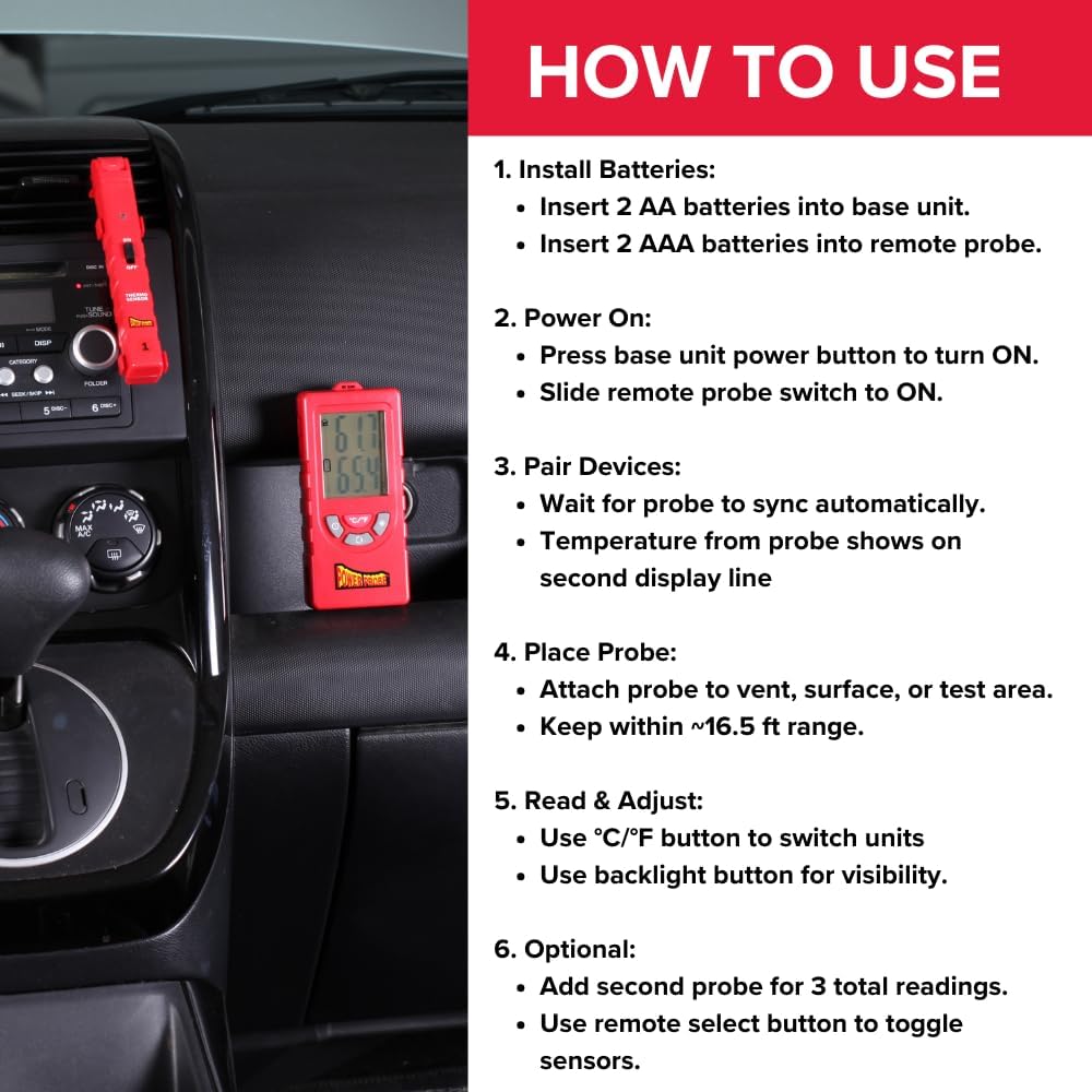 Power Probe Dual-Zone Temperature Probe Kit (TEMPKIT)